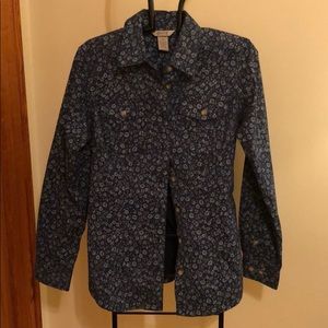 Duluth long sleeved floral button down